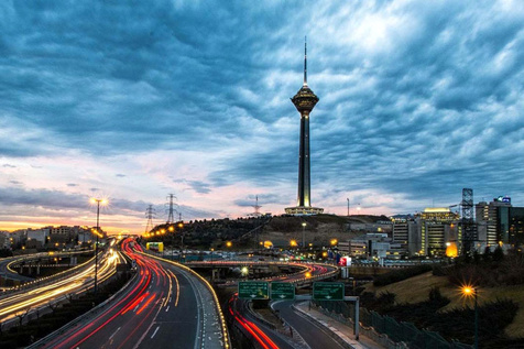 نمایی از شهر تهران